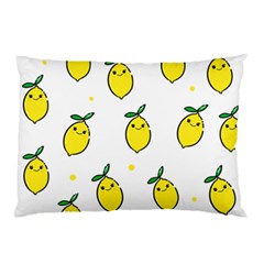 Pattern Lemon Texture Pillow Case by artworkshop