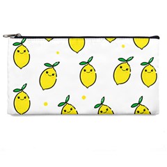 Pattern Lemon Texture Pencil Case by artworkshop