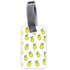 Pattern Lemon Texture Luggage Tag (one Side) by artworkshop