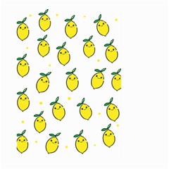 Pattern Lemon Texture Large Garden Flag (two Sides) by artworkshop