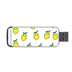 Pattern Lemon Texture Portable Usb Flash (two Sides) by artworkshop