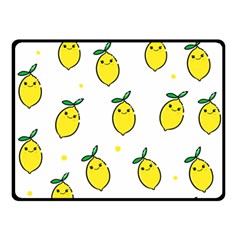 Pattern Lemon Texture Double Sided Fleece Blanket (small)  by artworkshop