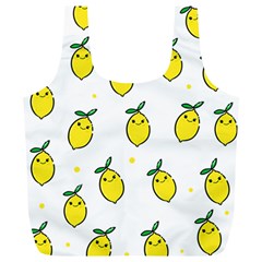 Pattern Lemon Texture Full Print Recycle Bag (xl) by artworkshop