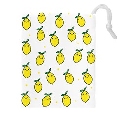 Pattern Lemon Texture Drawstring Pouch (5xl) by artworkshop