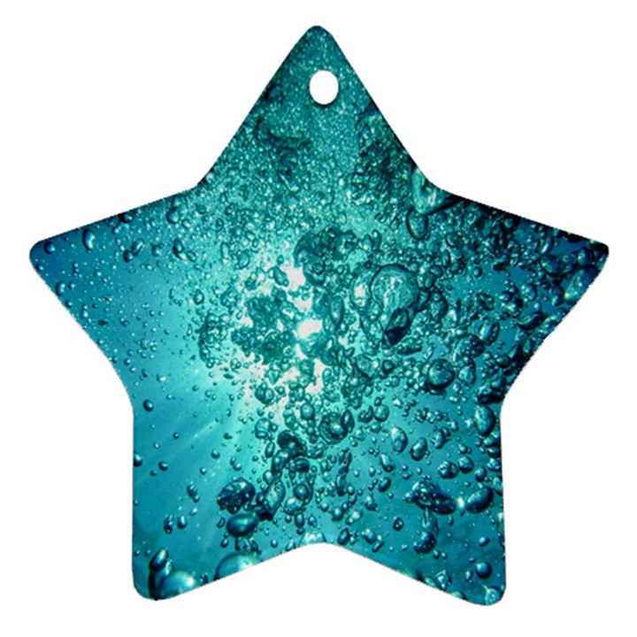 Bubbles Water Bub Star Ornament (Two Sides)