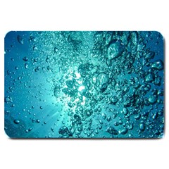 Bubbles Water Bub Large Doormat  by artworkshop