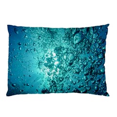 Bubbles Water Bub Pillow Case by artworkshop