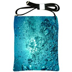 Bubbles Water Bub Shoulder Sling Bag by artworkshop