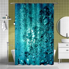 Bubbles Water Bub Shower Curtain 48  X 72  (small)  by artworkshop