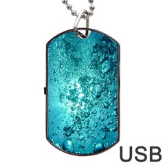 Bubbles Water Bub Dog Tag Usb Flash (one Side) by artworkshop