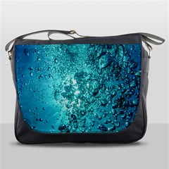 Bubbles Water Bub Messenger Bag by artworkshop