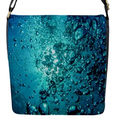 Bubbles Water Bub Flap Closure Messenger Bag (s) by artworkshop