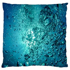 Bubbles Water Bub Standard Flano Cushion Case (one Side) by artworkshop