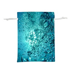 Bubbles Water Bub Lightweight Drawstring Pouch (l) by artworkshop