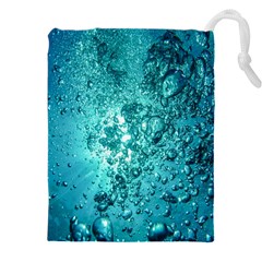 Bubbles Water Bub Drawstring Pouch (4xl) by artworkshop