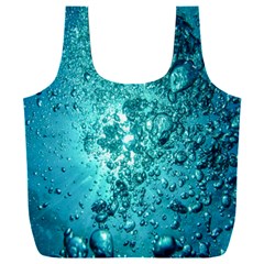 Bubbles Water Bub Full Print Recycle Bag (xxl) by artworkshop