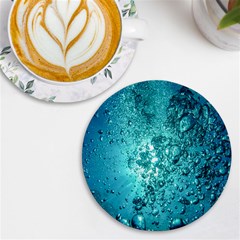 Bubbles Water Bub Uv Print Round Tile Coaster