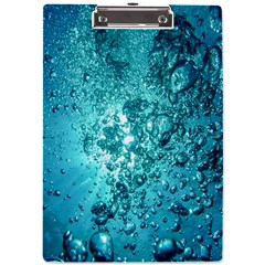 Bubbles Water Bub A4 Clipboard by artworkshop