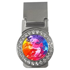 Colorful Painting Money Clips (cz)  by artworkshop