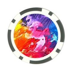 Colorful Painting Poker Chip Card Guard by artworkshop