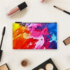 Colorful Painting Cosmetic Bag (small) by artworkshop