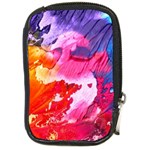 Colorful Painting Compact Camera Leather Case Front