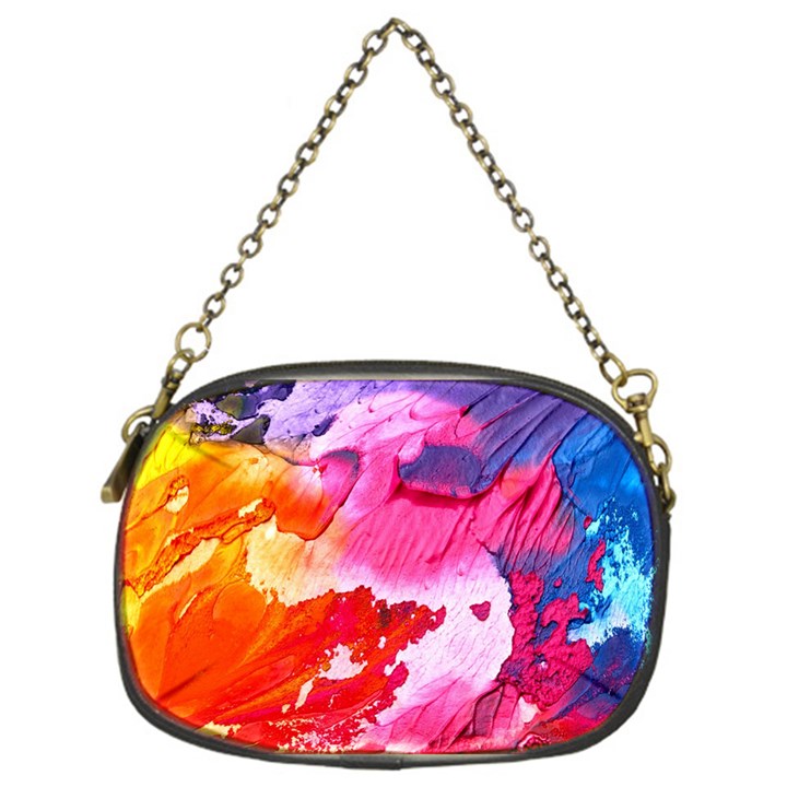 Colorful Painting Chain Purse (One Side)