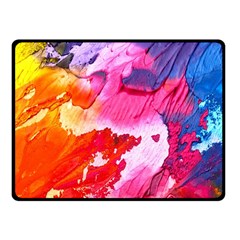 Colorful Painting Fleece Blanket (small)