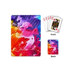 Colorful Painting Playing Cards Single Design (mini) by artworkshop