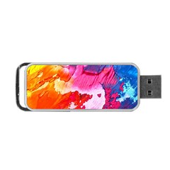 Colorful Painting Portable Usb Flash (two Sides) by artworkshop