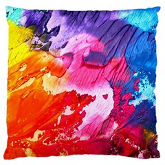 Colorful Painting Standard Flano Cushion Case (one Side) by artworkshop