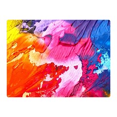 Colorful Painting Double Sided Flano Blanket (mini)  by artworkshop