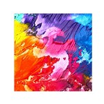 Colorful Painting Square Satin Scarf (30  x 30 ) Front