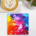 Colorful Painting UV Print Square Tile Coaster  Front