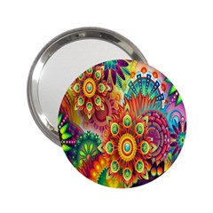 Mandalas Colorful Abstract Ornamental 2 25  Handbag Mirrors by artworkshop