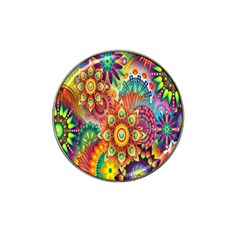 Mandalas Colorful Abstract Ornamental Hat Clip Ball Marker (4 Pack) by artworkshop