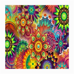 Mandalas Colorful Abstract Ornamental Medium Glasses Cloth by artworkshop