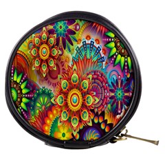 Mandalas Colorful Abstract Ornamental Mini Makeup Bag by artworkshop