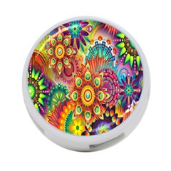 Mandalas Colorful Abstract Ornamental 4-port Usb Hub (two Sides) by artworkshop