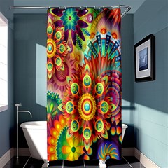 Mandalas Colorful Abstract Ornamental Shower Curtain 36  X 72  (stall)  by artworkshop