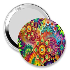 Mandalas Colorful Abstract Ornamental 3  Handbag Mirrors by artworkshop