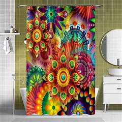 Mandalas Colorful Abstract Ornamental Shower Curtain 48  X 72  (small)  by artworkshop