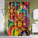 Mandalas Colorful Abstract Ornamental Shower Curtain 48  x 72  (Small)  Curtain(48  X 72 ) - 42.18 x64.8  Curtain(48  X 72 )