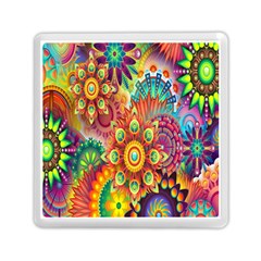 Mandalas Colorful Abstract Ornamental Memory Card Reader (square) by artworkshop