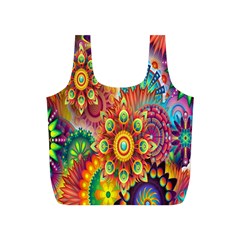 Mandalas Colorful Abstract Ornamental Full Print Recycle Bag (s)