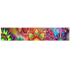 Mandalas Colorful Abstract Ornamental Large Flano Scarf  by artworkshop