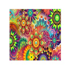 Mandalas Colorful Abstract Ornamental Square Satin Scarf (30  X 30 ) by artworkshop