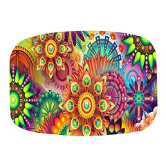 Mandalas Colorful Abstract Ornamental Mini Square Pill Box by artworkshop