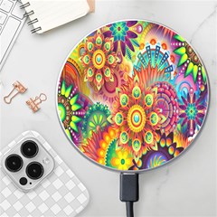 Mandalas Colorful Abstract Ornamental Wireless Charger