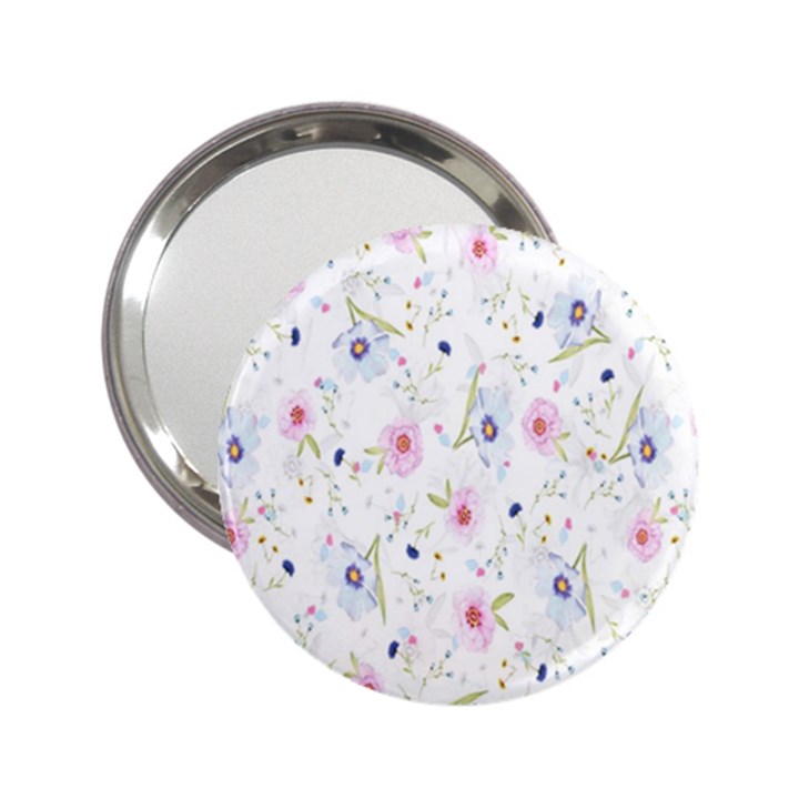 Pattern Flowers 2.25  Handbag Mirrors